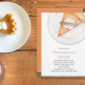 Matige Thanksgiving Dinner Pumpkin Pie Kaart