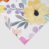 Matige Waterverf flessenbloemen Tissuepapier (Detail)