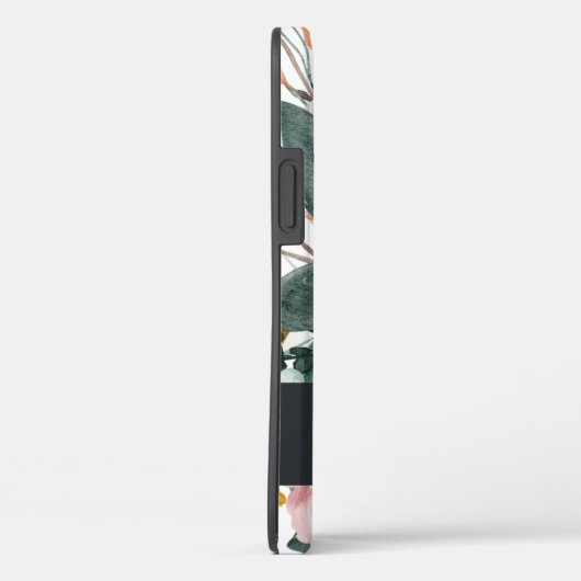 Matige waterverf floraal en blaaselegant Case-Mate iPhone case (Achterkant / Rechts)