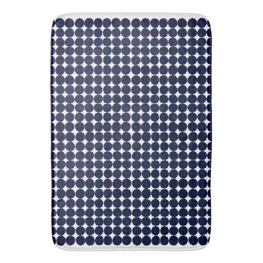 Matige zwarte en witte haarvlek badmat (Voorkant Verticaal)