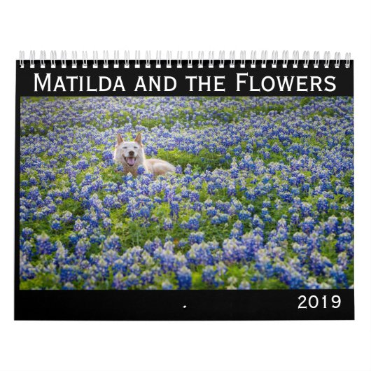 Matilda en Flowers 2019 Agenda Kalender (Hoes)