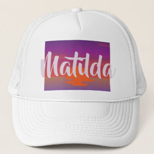 Matilda Nom Casquette Sunset Ombre Été Casquette p