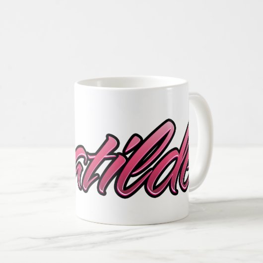 Matilde faded pink Tasse de teetasse café (Devant droit)