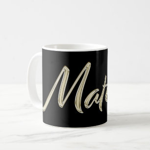 Matilde white gold Handwriting Tasse de café