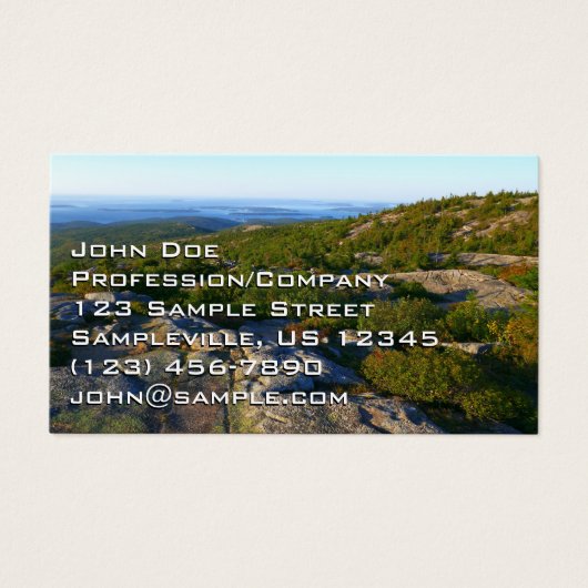 Matin au sommet du mont Cadillac à Acadia (Devant)