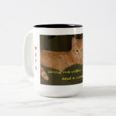 Matin Avec Le Chat Grosse Mug (Devant gauche)