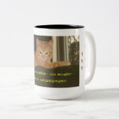 Matin Avec Le Chat Grosse Mug (Devant droit)