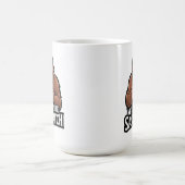 Matin Bigfoot - Sasquatch dormant avec Mug de café (Centre)