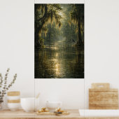 Matin Brumeux | Marais de Cyprès | Affiche (Cuisine)
