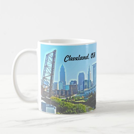 Matin Cleveland Ohio Mug (Gauche)