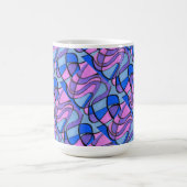 "Matin Cool" Tiled Abstract Design Mug (Centre)