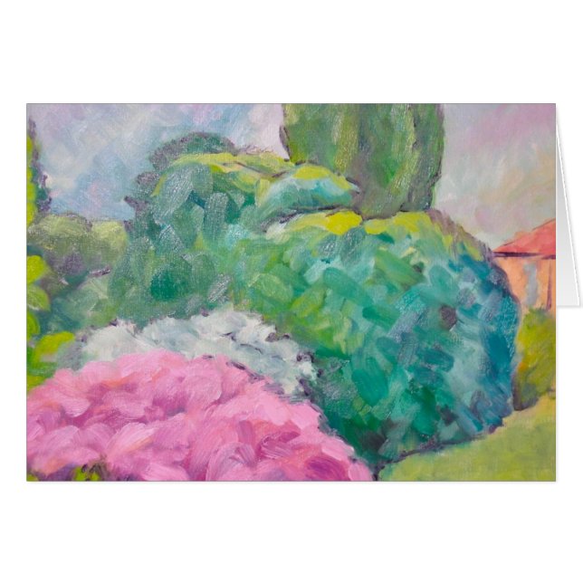 Matin dans un jardin toscan (Devant horizontal)