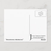 "Matin de deuil" - Carte postale (Dos)