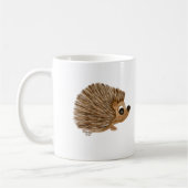 Matin de hérisson avec une tasse de café, (Gauche)