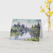 Matin de MONET sur la carte de voeux de la Seine (Fleur jaune)