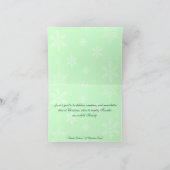 Matin de Noël - Carte de note #2 (Intérieur)