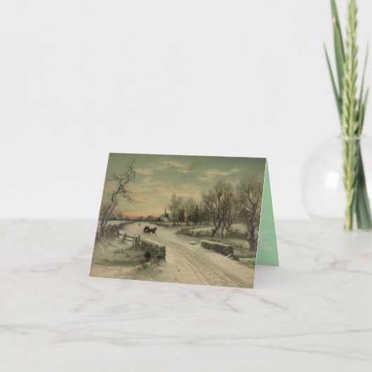Matin de Noël - Carte de note #2 (Devant)