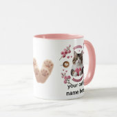 Matin de péage - Chat et Rose Mug combo (Devant droit)