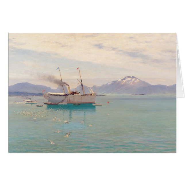 Matin d'été chez Molde, 1892 (Devant horizontal)