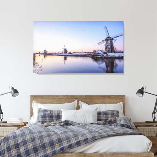 Matin d'hiver dans la toile Pays-Bas (Insitu(Chambre))