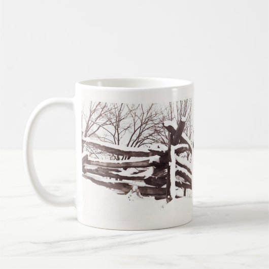 Matin d'hiver Java MUG (Gauche)