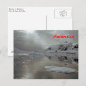 Matin en Antarctique carte postale (Devant / Derrière)