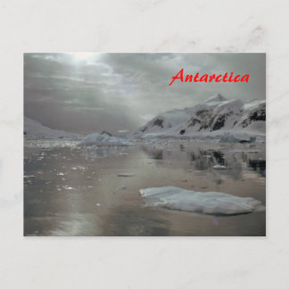 Matin en Antarctique carte postale