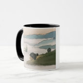 Matin gris Mug (Devant gauche)