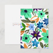 Matin Mint Merci / carte de note (Devant / Derrière)