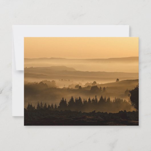 Matin Mist Bible Verse Encouragement Carte (Devant)