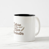 Matin Mug Caféine Chaos Coordinateur Caféine Mug (Devant droit)