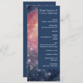 Matin Night Sky Galaxy Blue Paars Red Programma (Voorkant / Achterkant)