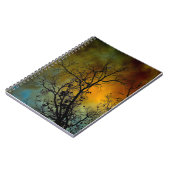 Matin orageux avec carnet arboré (Côté gauche)