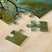 Matin orageux avec puzzle d'arbre (Côté)