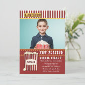 Matinee Show Photo Anniversaire Fête Invitation (Debout devant)