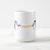 "Mating like Psychotic Penguins" Mug magique (Centre)