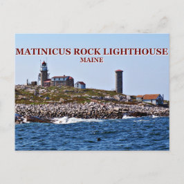 Matinicus Rock Lighthouse, Maine Briefkaart