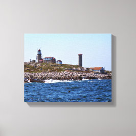 Matinicus Rock Lighthouse, Maine Canvas Afdruk