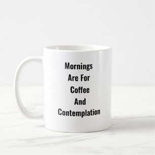 Matins = Café et pensée - Mug profond