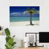 Matira Beach op het eiland Bora Bora, 2 Poster (Thuiskantoor)