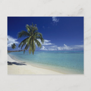 Matira Beach op het eiland Bora Bora, Briefkaart