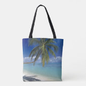 Matira Beach op het eiland Bora Bora, Society Draagtas (Achterkant)