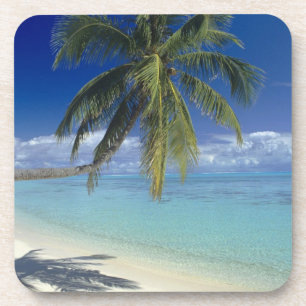 Matira Beach op het eiland Bora Bora, Society Onderzetter