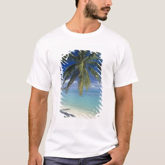 Matira Beach op het eiland Bora Bora, Society T-shirt (Voorkant)