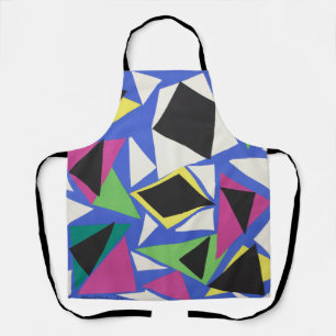 Matisse Abstract Geometrisch Blauw Knipkunst Schort
