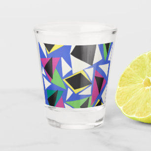 Matisse Abstract Geometrisch Blauw Knipkunst Shot Glas