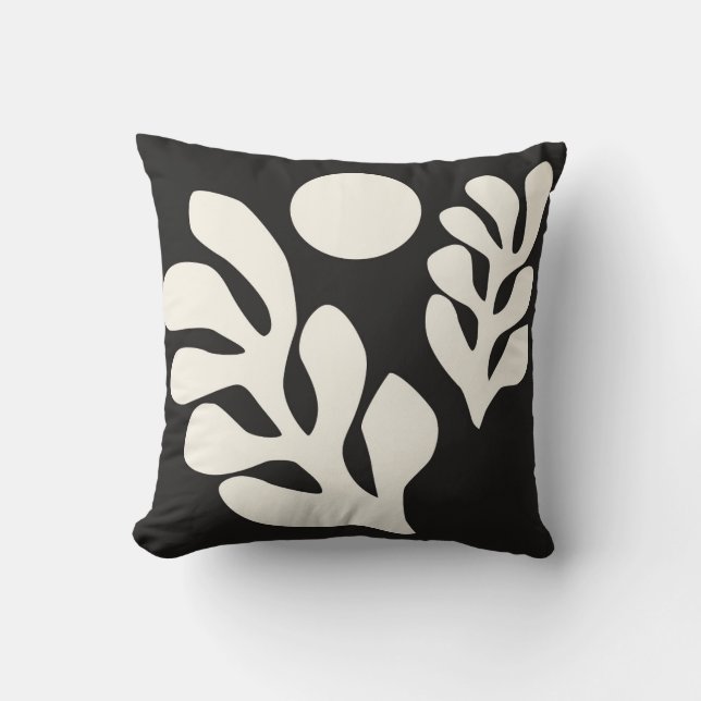 Matisse Black en White Monochrome II Kussen (Voorkant)