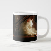 Matisse de Turkse Angora kat Extra Grote Beker (Rechts)