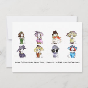 Matisse Doll-Modes - Kaart 6, 4,5 x 6,25