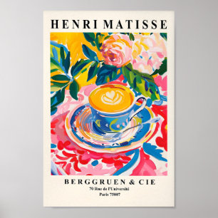 Matisse Espresso Cup Art Print, Koffie Poster, Bea Poster